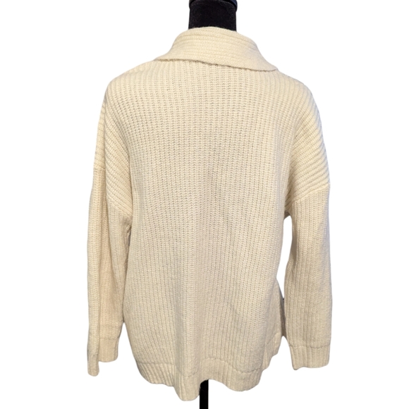 Talbots Petite XL Ivory Knit Sweater - Picture 2 of 6